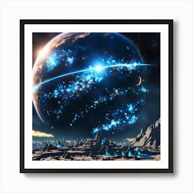 After the solar storm Art Print