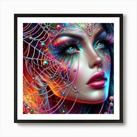 Psychedelic Woman 1 Art Print