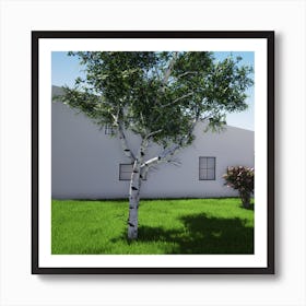House In The Grass 1 Art Print