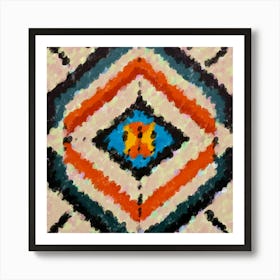 Navajo Vibrant Reverie Art Print