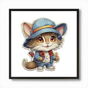 Kitty Cat 1 Art Print