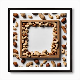 Nuts In A Frame 1 Art Print