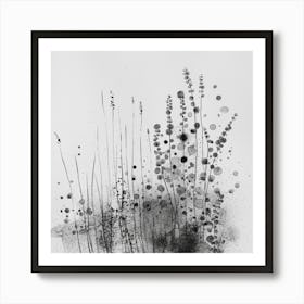 Black And White Painting 2 Art Print