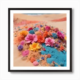 Colorful Sand Art Print