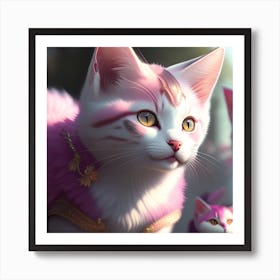 Kitty Cat 5 Art Print