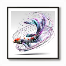 Creative Abstract Visual 43 Art Print