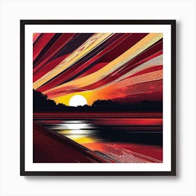 Sunset 14 Art Print