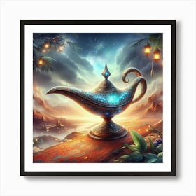 Aladdin'S Lamp 3 Art Print