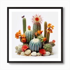 Cactus Flowers Art Print