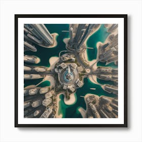 Aerial View Of Dubai 1 Art Print