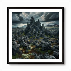 Iceland Landscape Art Print