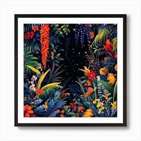 Tropical Jungle Art 6 Art Print