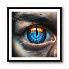 Eye Of The Wolf Art Print