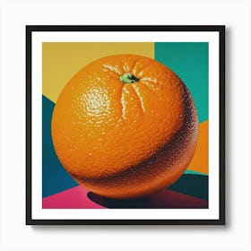 Orange Pop Art Print