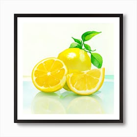 Lemon Art Print