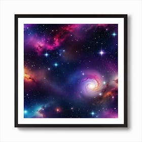 Galaxy Wallpaper 22 Art Print