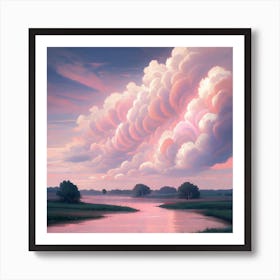 Cloudy Sky Art Print