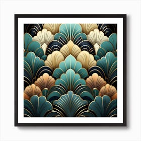 Deco Wallpaper 3 Art Print