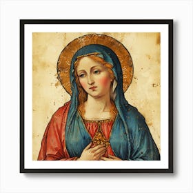 Virgin Mary 2 Art Print