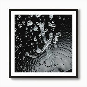 Water Splashing Art Print