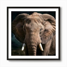 Elephant Tusks Art Print