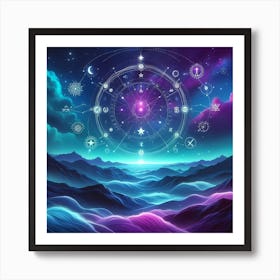 Astrology Symbol Art Print