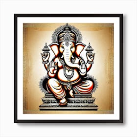 Ganesha Art Print