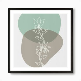 Abstract Flower Art Print