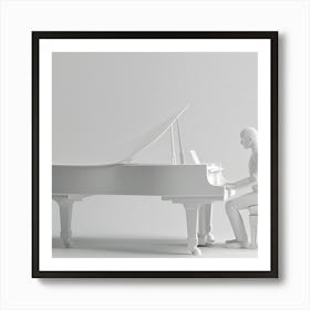 Piano Player Art Print