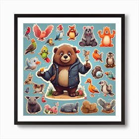 Teddy Bears Art Print