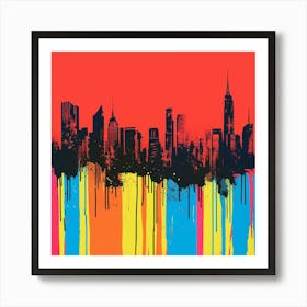 New York Skyline Canvas Print Art Print