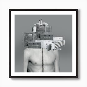 Der moderne HausMann Art Print