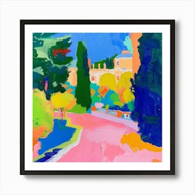 Abstract Park Collection Schnbrunn Palace Gardens Vienna 1 Art Print