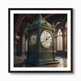 Clock Art Print