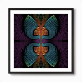 Art Abstract Fractal Pattern 1 Art Print