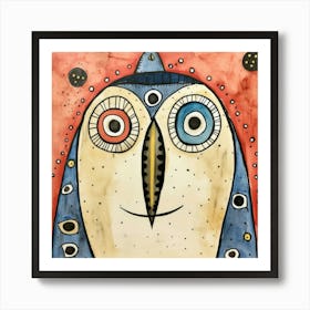 Abstract Emperor Penguin Affiche