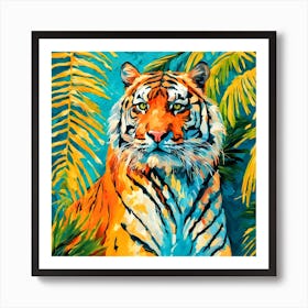 Tiger In The Jungle Art Print