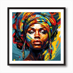 African Woman 20 Art Print