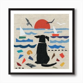 Sea Dog Art Print
