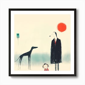 Dogs And Their People XXXIII Art Print