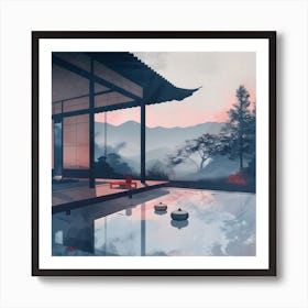 Asian House 1 Art Print