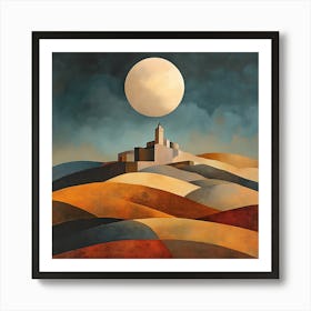 Full Moon In The Sky 1 Art Print