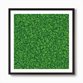 Green Leaves Art Print