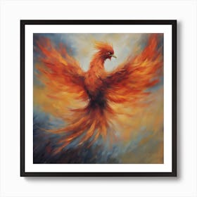Fiery Phoenix 11 Art Print