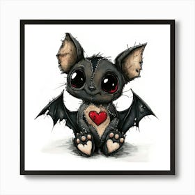 Little Bat With Heart 1 Poster