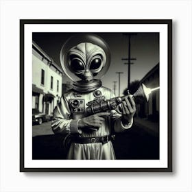 Alien Man 4 Art Print