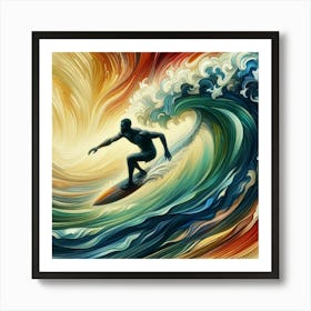 Surfer 2 Art Print