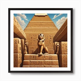 Egyptian Pyramid Art Print