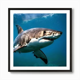 Great White Shark Art Print