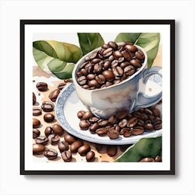 Coffee Beans 221 Art Print